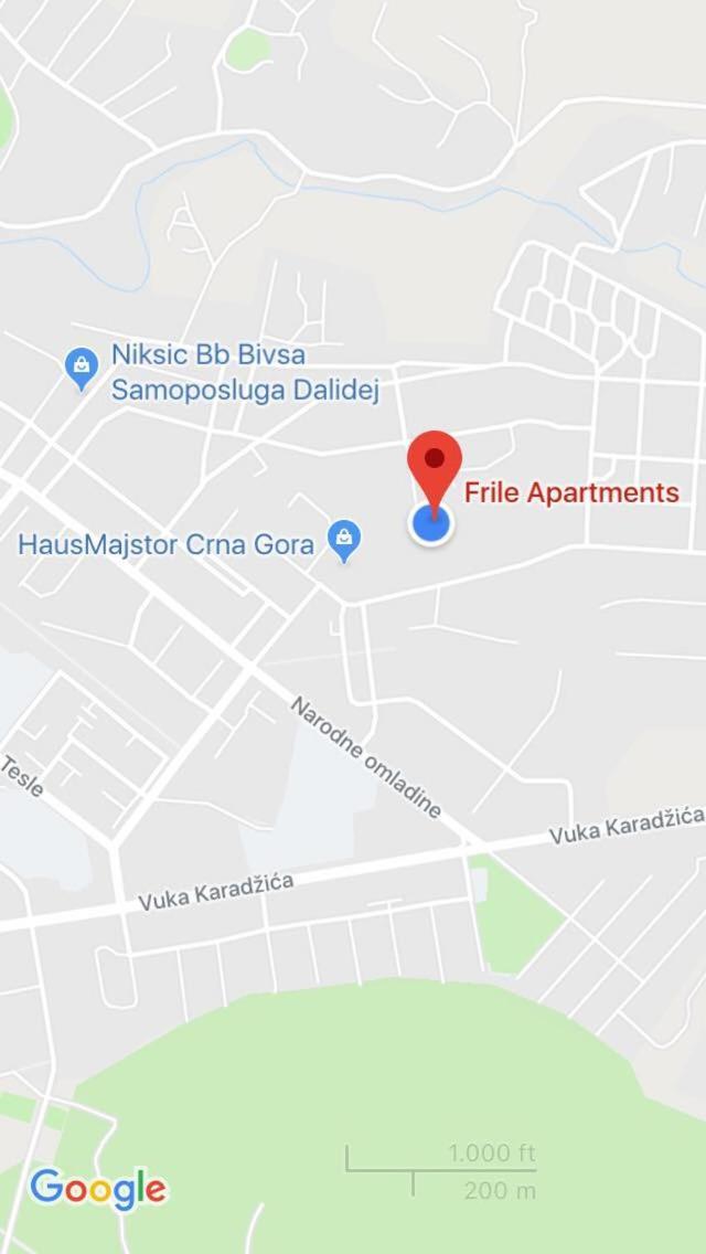 Frile Apartments Никшич Экстерьер фото